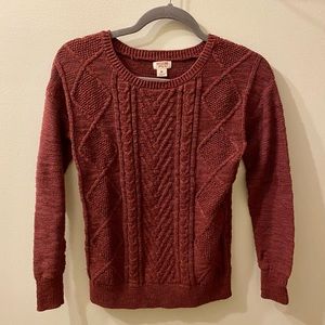 Reddish sweater